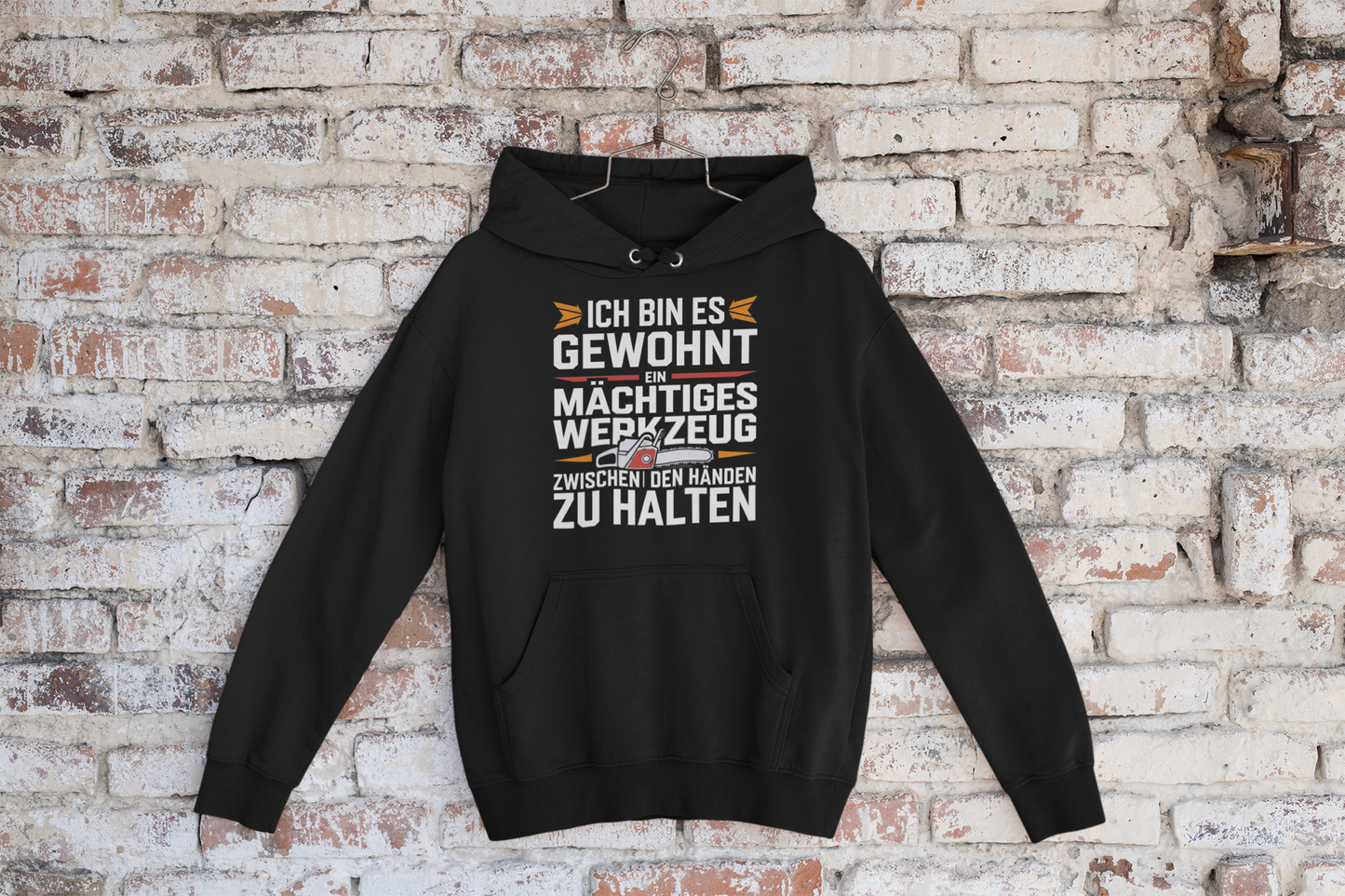Kettensägen Macht Premium Hoodie
