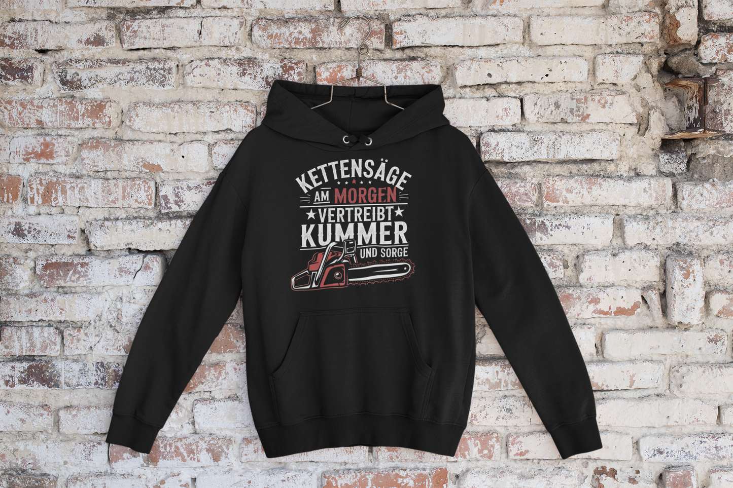Kettensägenmorgen Premium Hoodie