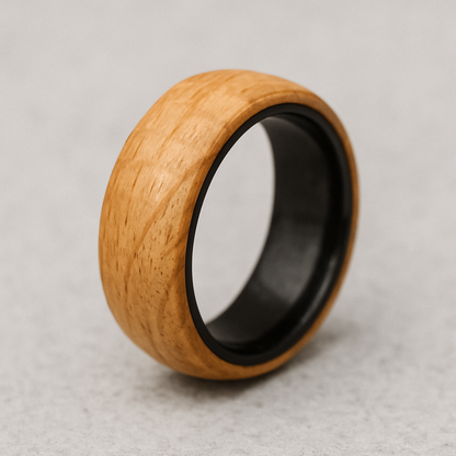 Holzring Eiche & Carbon