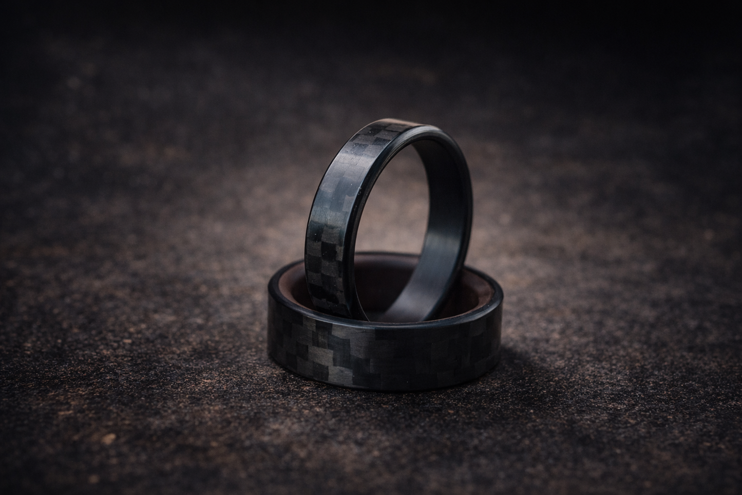 Hochwertiger Carbonring – extrem leicht, stabil und perfekt zu tragen