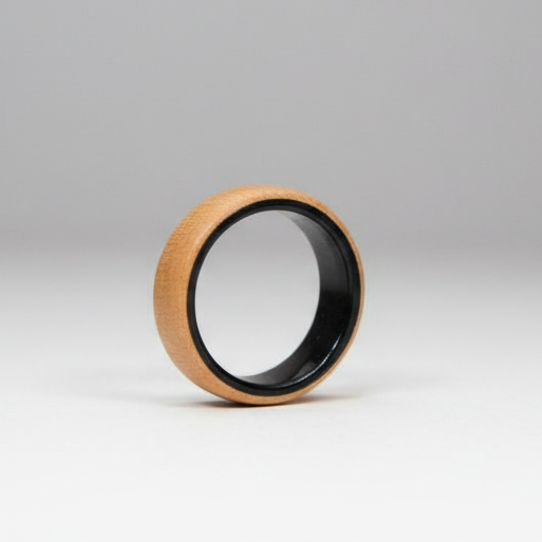 Holzring Buche & Carbon – handgefertigt, leicht & langlebig