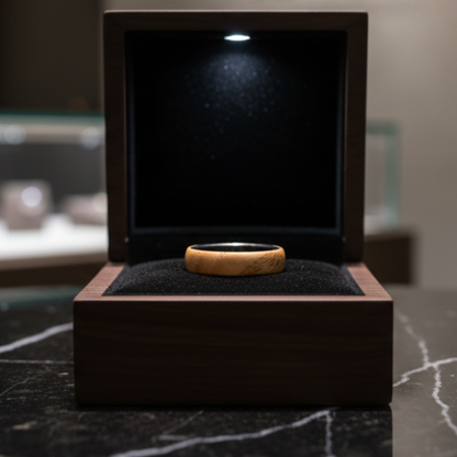 Holzring Kirsche & Carbon – handgefertigt, leicht & langlebig