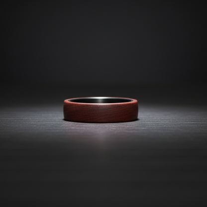 Holzring Purple Heart & Carbon – handgefertigt, leicht & langlebig