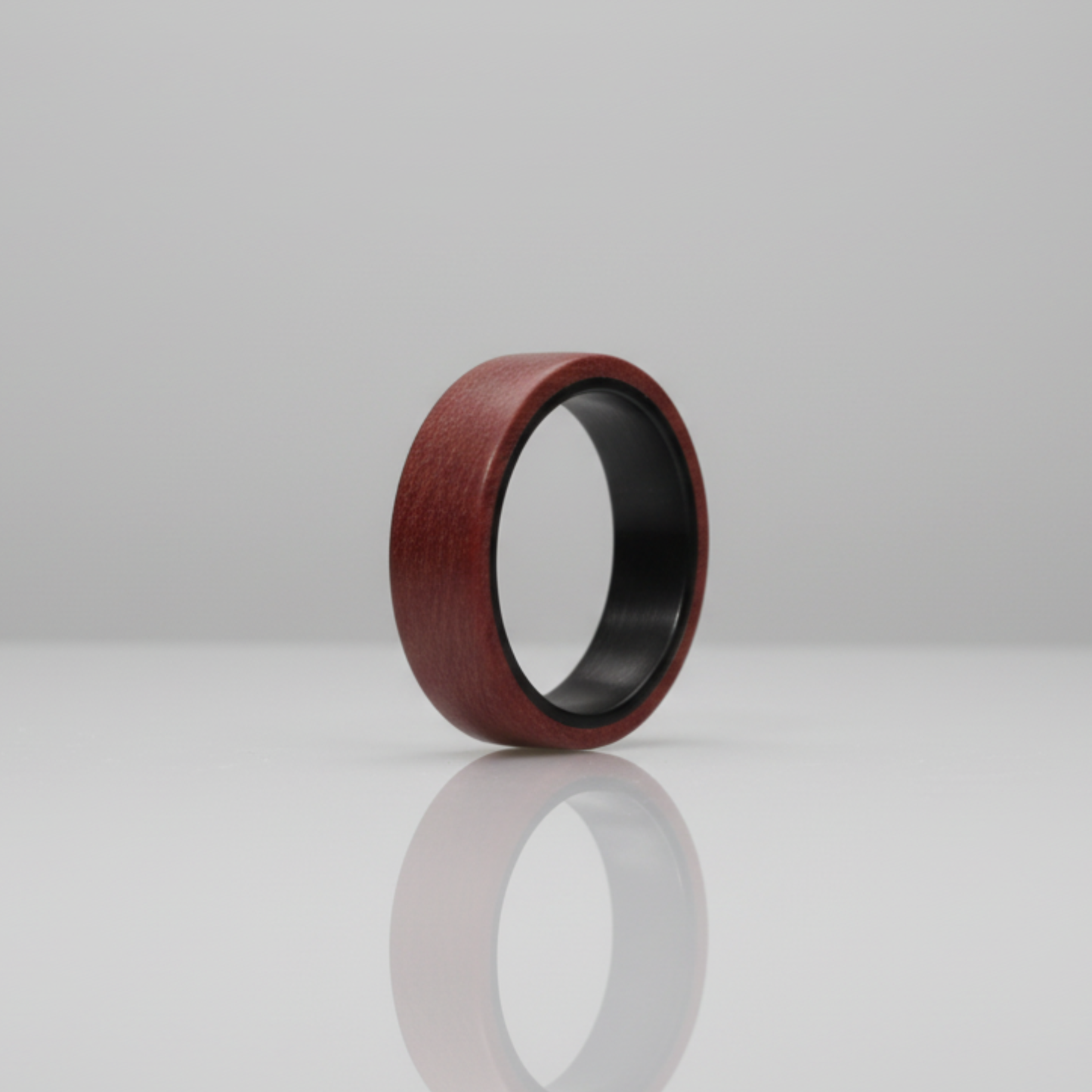 Holzring Purple Heart & Carbon – handgefertigt, leicht & langlebig