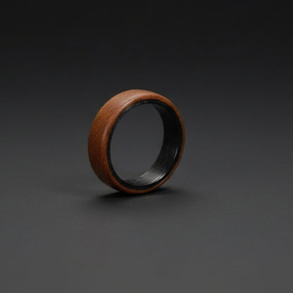Holzring Robinie & Carbon – handgefertigt, leicht & langlebig