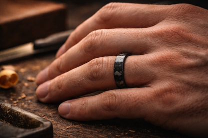 Hochwertiger Carbonring – extrem leicht, stabil und perfekt zu tragen