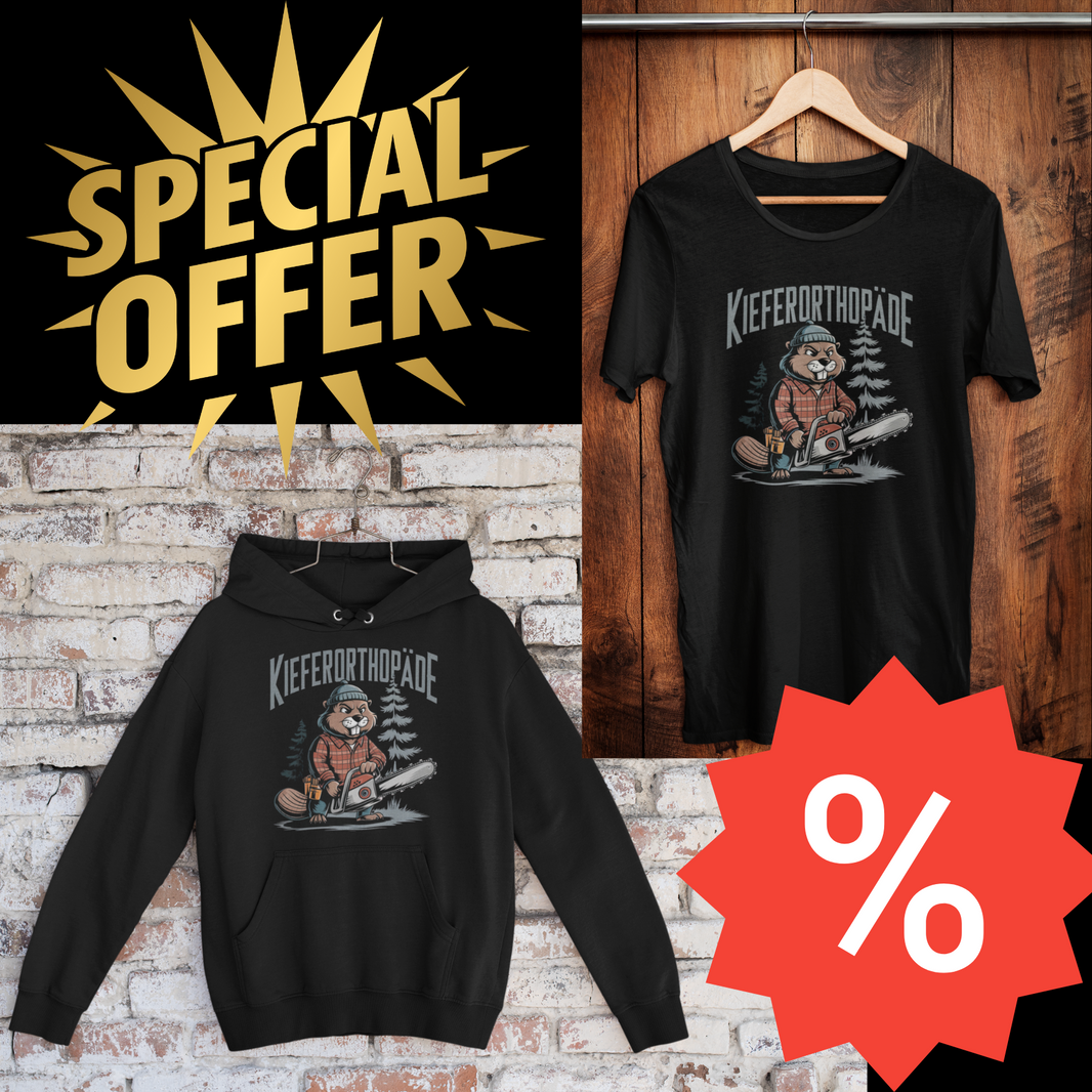KNALLER Angebot Kieferorthopäde Hoodie + Shirt