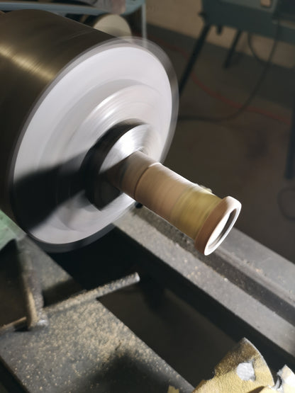 Fusionsring Carbon x Nussbaumholz - individuell handgefertigt