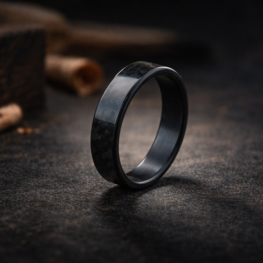 Hochwertiger Carbonring – extrem leicht, stabil und perfekt zu tragen