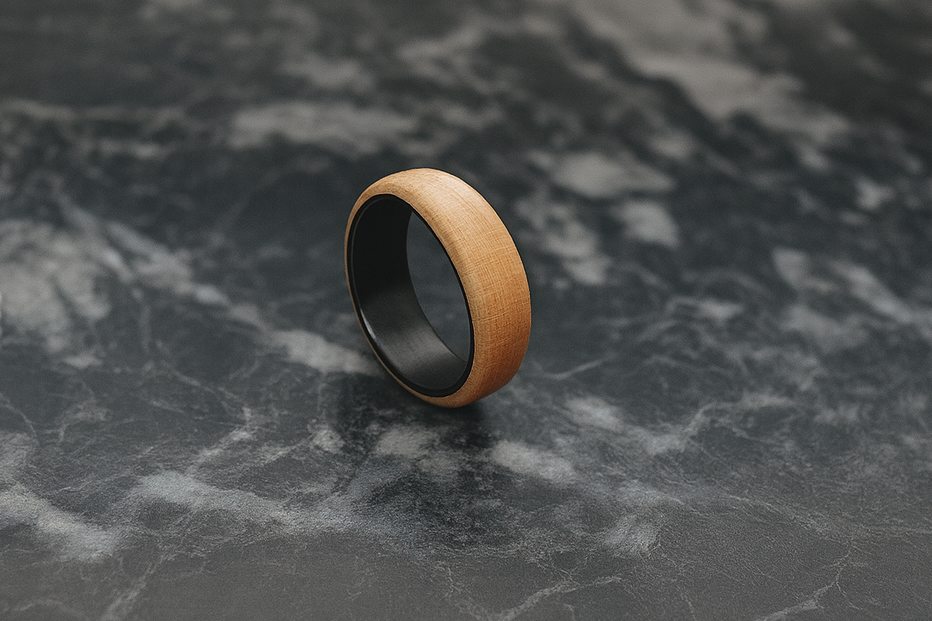 Holzring Buche & Carbon – handgefertigt, leicht & langlebig